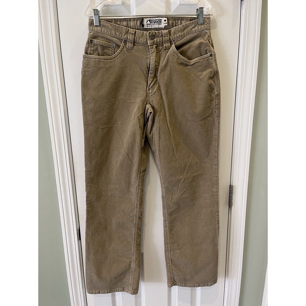 Mountain Khakis Canyon Corduroy Pants Classic Fit Khaki Men's‎ 32x30 Stretch